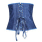 Corset Elegant Steampunk Overbust Corsets Lace Floral Pattern Bustier Top Slimming Costume for Women