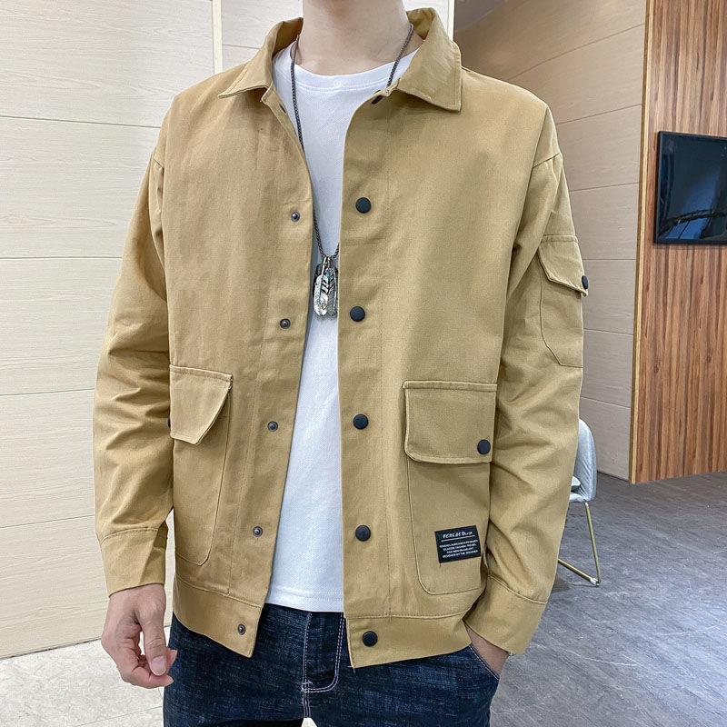 Men's Casual Clothes Autumn and Winter Jacket Trend Tooling Jacket Men's Autumn Clothing