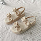 Outer Wear Sandals Female Summer Flat Bottom Fashion Student Fairy Style with Skirt