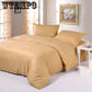 Polyester Elk Pattern Duvet Pillow Quilt Cover Sheet Cases Bedding Set 1.5m-2.0M