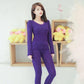 Winter Thin Thermal Underwear Body Sculpting, Sexy Base Round Neck Low Neck Thin Suit