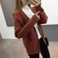 Cardigan Sweaters Women Autumn Winter Fashion Long Sleeve Knitted Sweaters Loose Cardigan Coat