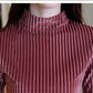 Women's Bottoming Shirt Long-sleeved Autumn Gold Velvet Small Shirt Autumn and Winter T-shirt Warm Jacket Temperament Inside