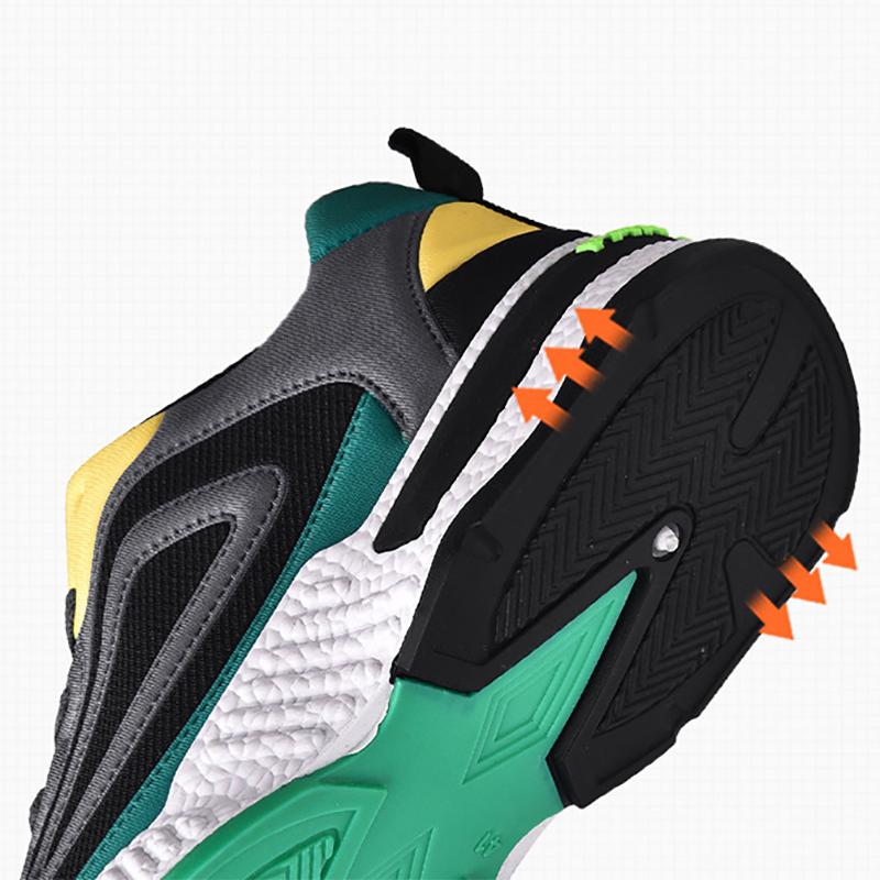 Casual Color Matching Men's Shoes Male Student Fashion Sneakers Breathable All-match Korean Running Shoes