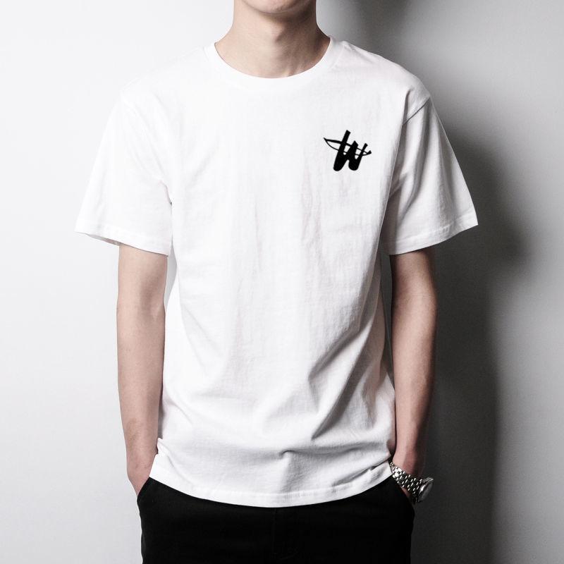 Summer Trend Simple Short-sleeved Men's Thin Print Casual T-shirt