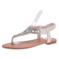 2020 Summer Korean Version of The Flip-flop Sandals Female Flat Bottom Student Casual Fashion Sexy Beach Shoes Fairy Slip