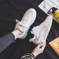 Women Autumn and Winter Cotton Shoes All-match Sports White Shoes Women's Low-top Casual Canvas Shoes