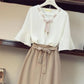 Pant Set for Women Half Sleeve Blouse Loose Pants Two Piece Set Outfits Summer
