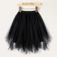 Autumn Spring Summer Casual Girls Summer Thin Mesh Skirt Korean Irregular Short Skirt Pleated Skirt Tutu Skirt