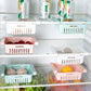 4Pcs Refrigerator Storage Basket Box Fresh-keeping Retractable Egg Storage Basket Drawer Pull-out Multifunctional Fruit Basket Hanging Artifact