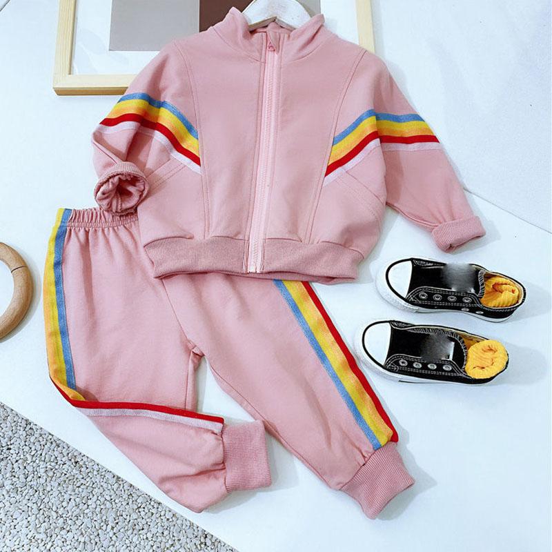 Girls and Boys Suits Children's Clothes Baby Girls Sports Suits Children's Clothes Spring and Autumn Clothes Two-piece Casual Sets
