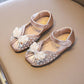 Spring Rhinestone Girls Leather Shoes Little Girls Dress Crystal Catwalk Show Princess Children's Shoes