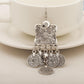 Fashion Vintage Ethnic Style Earrings Punk Style Ladies Tassel Coin Earrings Earrings