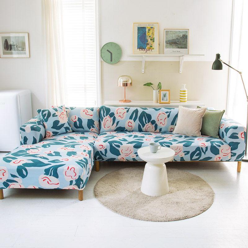 L Shaped Sofa Cover Slipcovers Elasticity Sofa Towel Armchair Cover  Corner Sofa Protect  Furniture