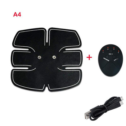 Home Body Shaping Sticker Eight-pack Abdominal Muscle Training Muscle Artifact Vibration Massage Sticker Student Fitness Home Exercise USB Charging