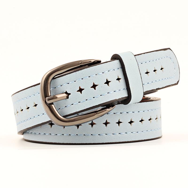 Belt Casual Women's Faux Leather Belt Buckle Waist Strap Belts