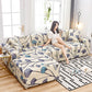 Solid Color Elastic Universal Slipcover All-inclusive Anti-slip Sofa Covers Towel for Dining Room 1/2/3/4 Seater Stretch Sofa Covers