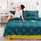 Anti-static Coral Fleece Four-piece Warm Milk Fleece Quilt Cover Sheet French Fleece Non-shedding Non-fading Bedding