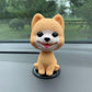 Shaking Head Dog Doll Decoration Car Center Console Decoration Creative Car Interior