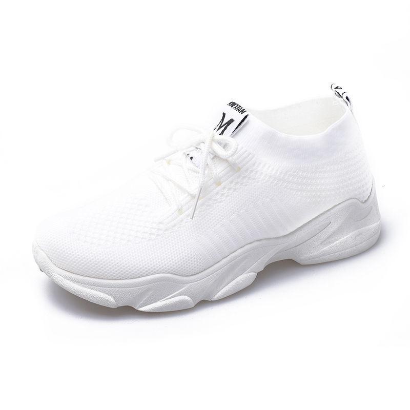 Spring Autumn Women Flat Platform Sneakers Women Breathable Mesh Sports Shoes Spring Ladies Sneakers