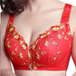 Floral Bras Sexy Push Up Bra for Women Plus Size Underwear Lingerie Thin Wire Free D Bralette Woman Push Up Bras