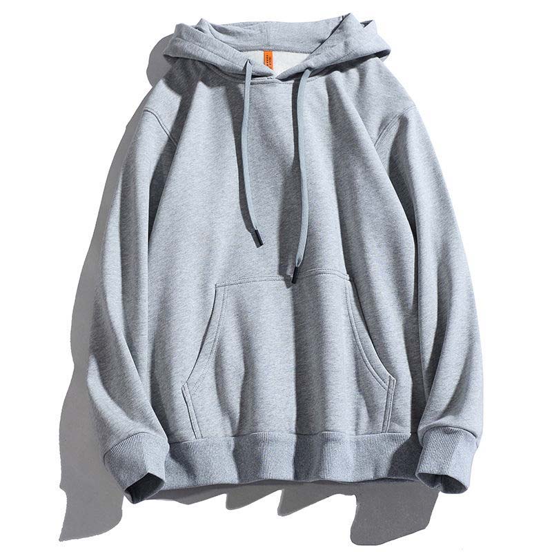 Men's Solid Color Hoodie Pullover Spring and Autumn New Trend of Outdoor Casual Coat