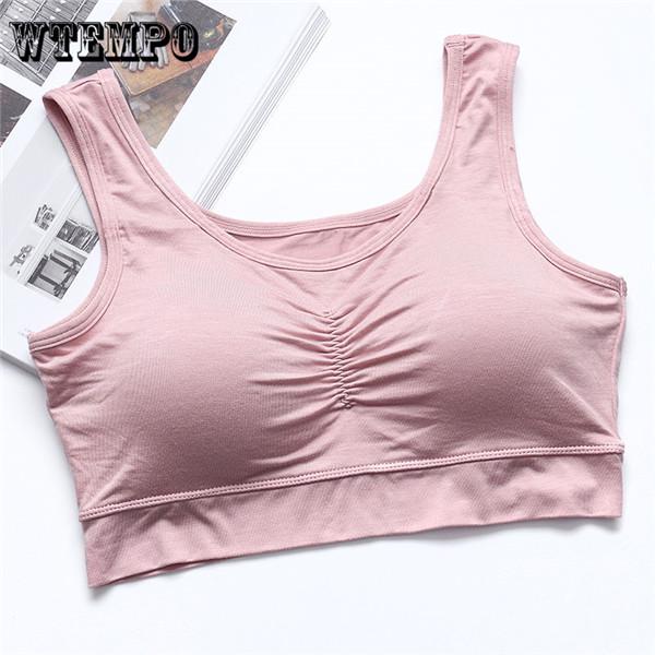 Sports Bra Top Shockproof Breathable Bra Support Pure Cotton Fitness Women Top Sports Wear for Women