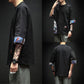 Oversized Hip Hop T-shirt Japanese Trend Retro Shirt O-neck Half Sleeve Casual Pullover Stitching Graphic Punk Clothe Summer