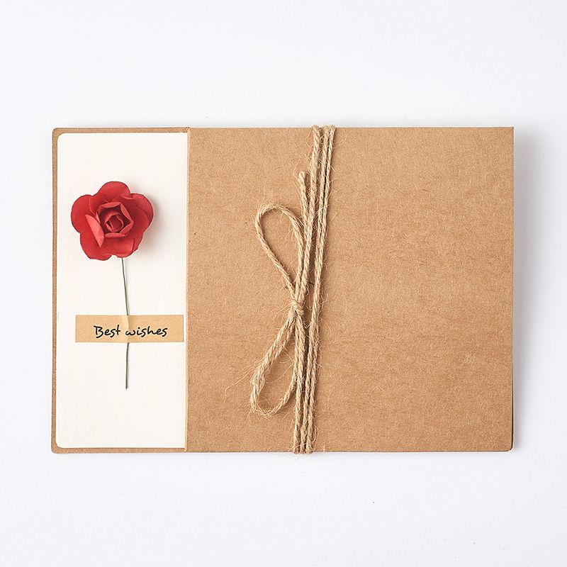 10 Mother's Day Cards Creative Handmade Activities Small Cards Thank You Message Cards Birthday Wishes Dried Flower Cards