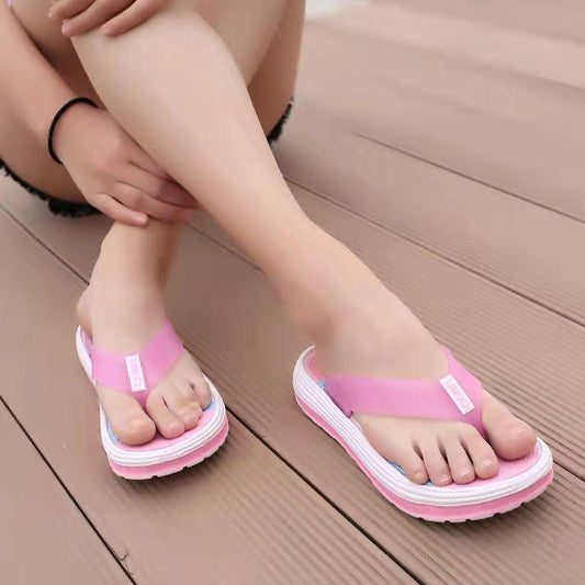 Ladies Beach Flip-Flops Outdoor Casual Slippers Summer Slip Comfort Women Large Slippers