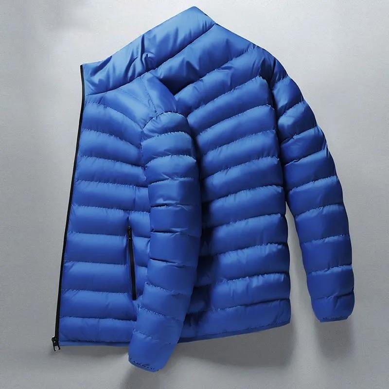 Winter Men's Warm Down Jacket Thick Hooded Korean Handsome Jacket