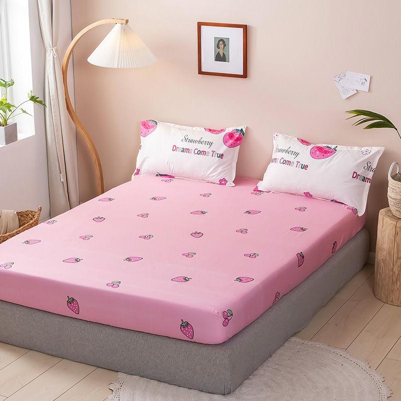 Three-piece Cover Sheet Bed Simmons Protective Cover All-inclusive Non-slip Fixed Bed Cover Bed Cover Sheet Pillowcase Set