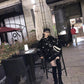 Autumn and Winter Fashion All-match Sweater Pullover Loose Shiny Silk Top Mid-length Snowflake Pattern Female Sweater