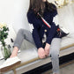 Spring  Autumn V-neck Cardigan Sweater Women Short Knit Small Coat Loose Casual Fashion Students All-match