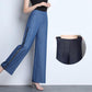 Wide-leg Jeans Women's High-waisted Trousers Straight-leg Pants 2022 Spring New Style Slimming Loose Large Size Wide-leg Wide-leg Pants