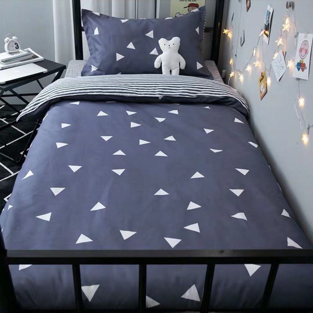 Three-piece Bed Male Dormitory Simple Style Single Duvet Cover College Student Dormitory Bunk Bed Linen Set