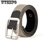 Fashion Belt For Man Canvas Belt Striped Design Casual Men's Belts  Tactical Belt For Jeans