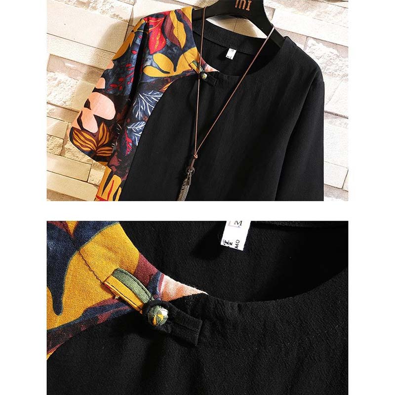 Large Size Sports Suit Men's Short-sleeved T-shirt Two-piece Retro Casual Men's Round Neck Summer Dress