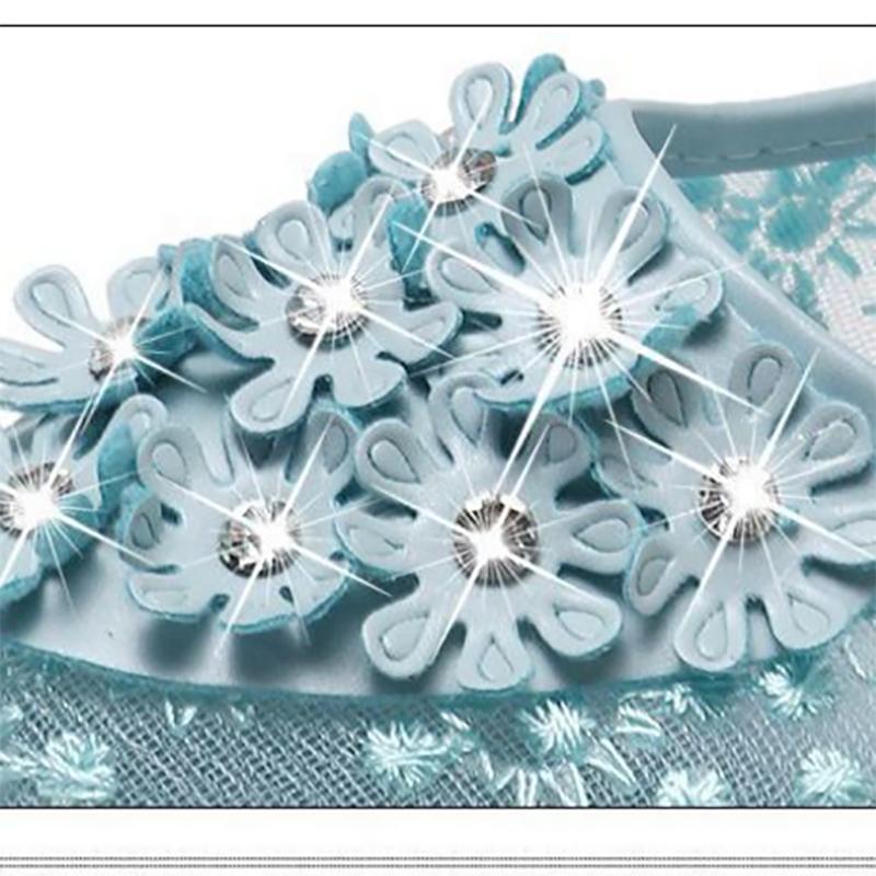 Women's Shoes Summer Sandals Breathable Mesh Single Shoes Shoes Flat Shoes Pedal Peas Shoes Tide