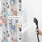 Thicken Shower Curtain Bathroom Shower Curtain Cloth Waterproof and Mildew-proof Partition Door Curtain Toilet Curtain