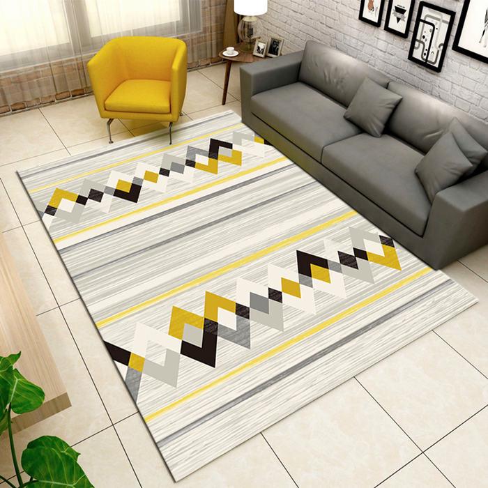 European Flowers Printed Rugs and Carpets Living Room Kids Room Floor Mat Bedroom Area Rugs