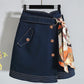 Pofulove Summer tops skirt 2 Piece Set Women printed T Shirt Irregular Skirt 2 Piece Set outfits