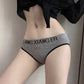 1/2PCS Seamless Hip-lifting Panties for Schoolgirls Mid-waist Letter Body Sculpting Cotton Inner Crotch Breathable Sexy Ladies Briefs Underwear