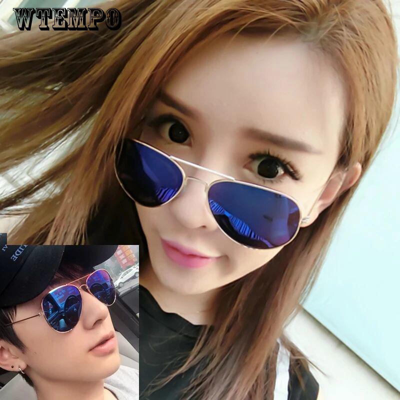 WTEMPO Sunglasses Men's & Women's Sunshade Outdoor Square Frame Colorful Unisex Polarized Sunglasses