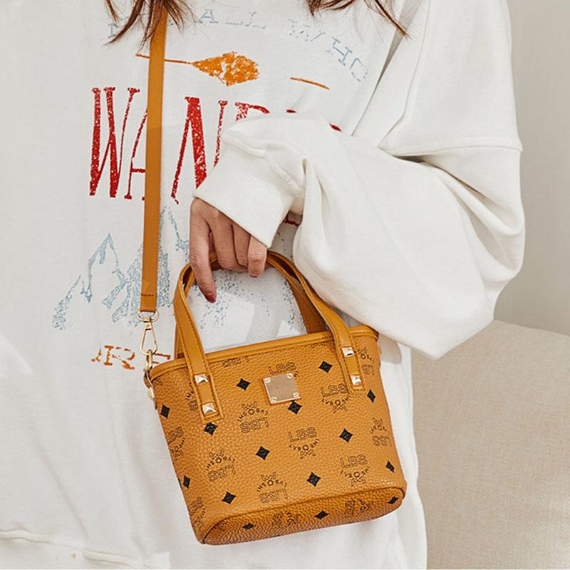 Female Bag Spring and Summer Bucket Bag with The Same Paragraph Portable Little Fairy Fashion Shoulder Bag Wild Messenger Bag