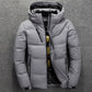 Men's Down Jacket Autumn and Winter Short Thick Bread Jacket Outdoor Youth White Duck Down Warm Jacket