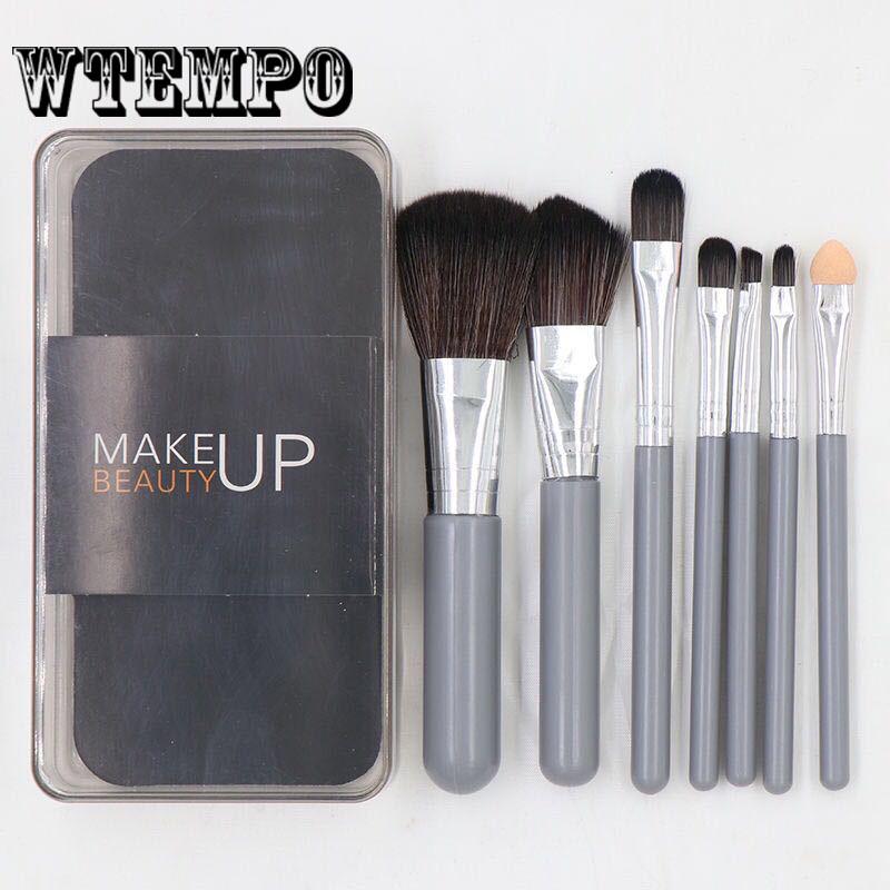5/7/12Brush Double End Makeup Wood Handle Eyebrow Brush