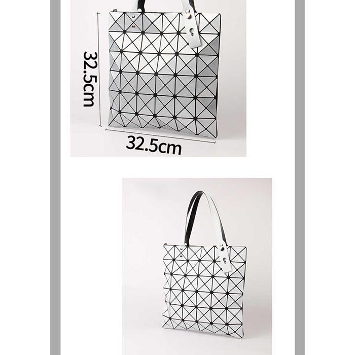 Luminous sac bao Bag Diamond Tote Geometric Quilted Shoulder Bags laser Plain Folding Handbags bolso