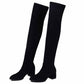 Over-the-knee Boots Women's Autumn and Winter High-heeled 5cm Stovepipe Boots Long Tube Women's Boots All-match Boots
