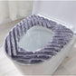 Thin Toilet Seat Cushion Breathable Outsourcing Style Household Toilet Cover Universal Zipper Toilet Gasket